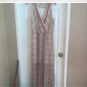 a.n.a Multicolor Patterned Maxi Dress